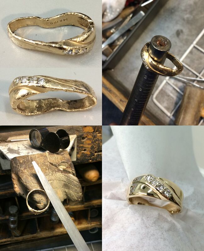 Wedding Ring Went In the Garbage Disposal Before and After |<img class=