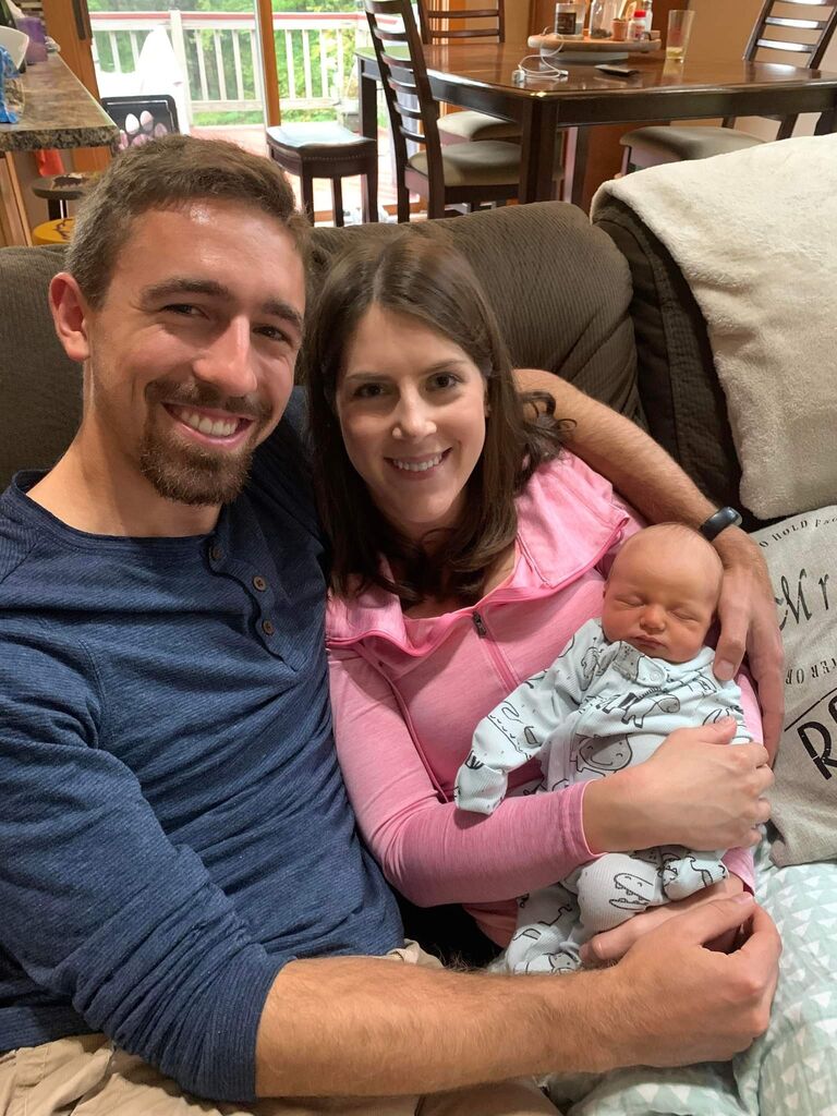 We became an uncle and auntie to baby James Radloff