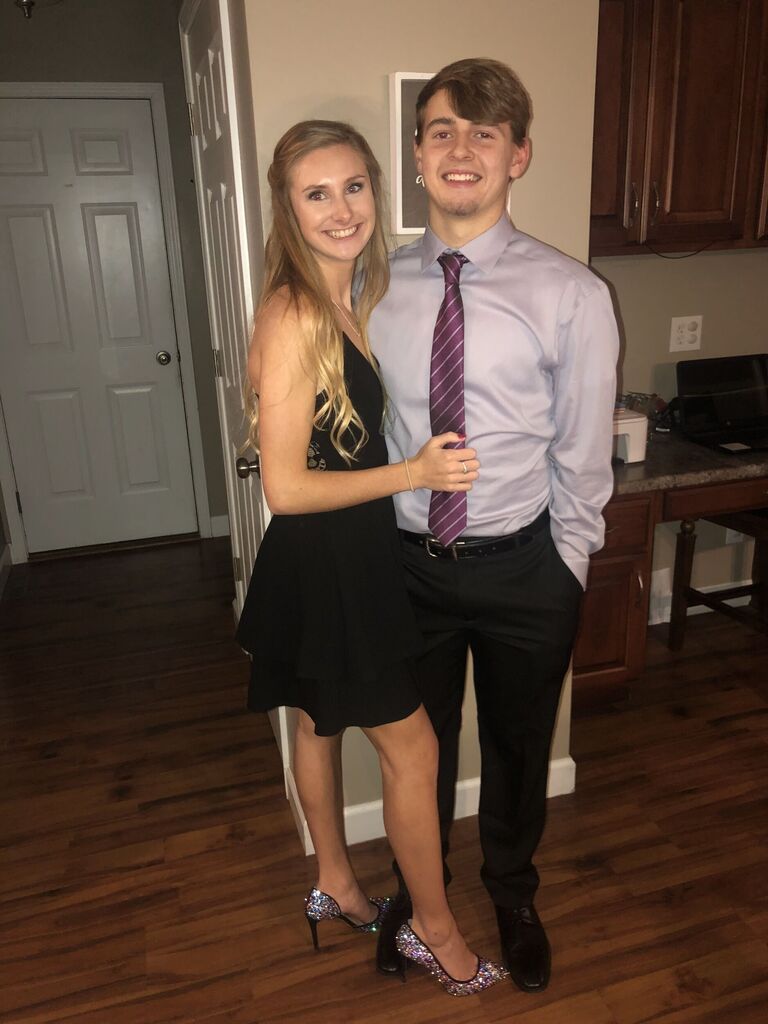 Cale and Grace attended their first high school dance together when they went to North Montgomery's Fall Formal. 