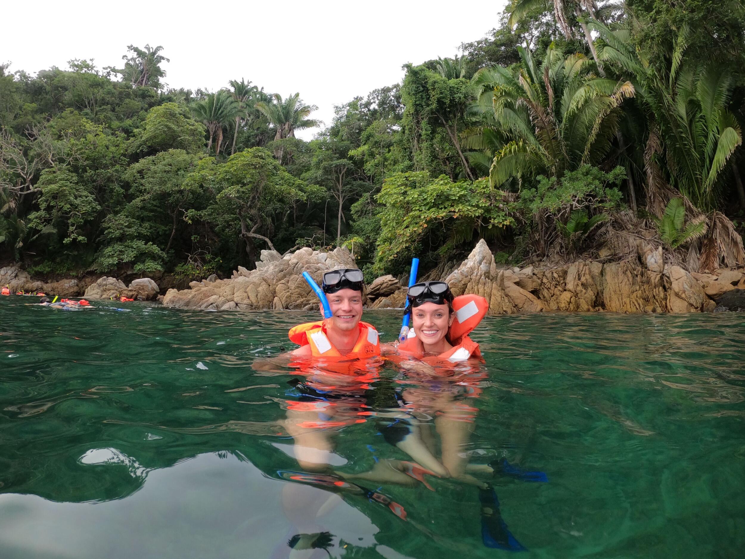 Went to Puerto Vallarta where Danica faced her fear of going into the "shark-infested" ocean. 