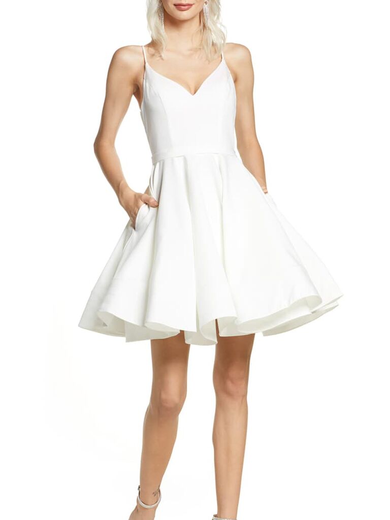 rehearsal dinner wedding dress