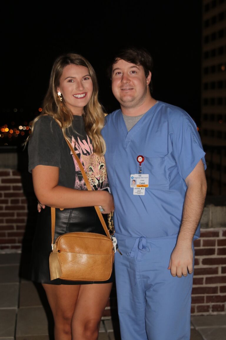 Caleb had just moved to Memphis to start his residency. We officially met after a few weeks of talking over the phone.
