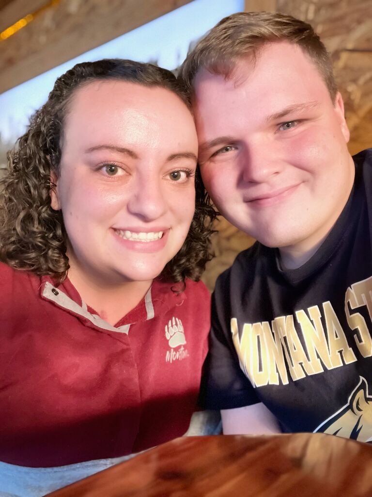 Watching the Cats win against the Griz