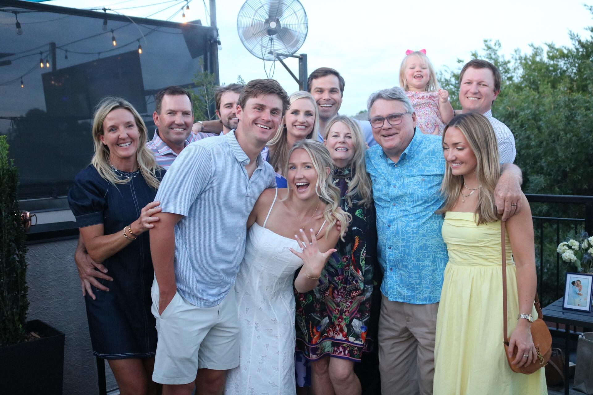 Our engagement party! The best night with all of our favorite people!