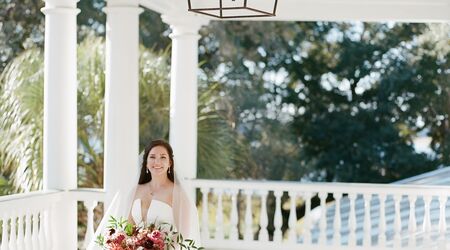 A perfectly timed winter wedding at Lowndes Grove that's all aglow, Charleston, SC