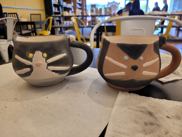 5 Year Anniversary (pottery painting)