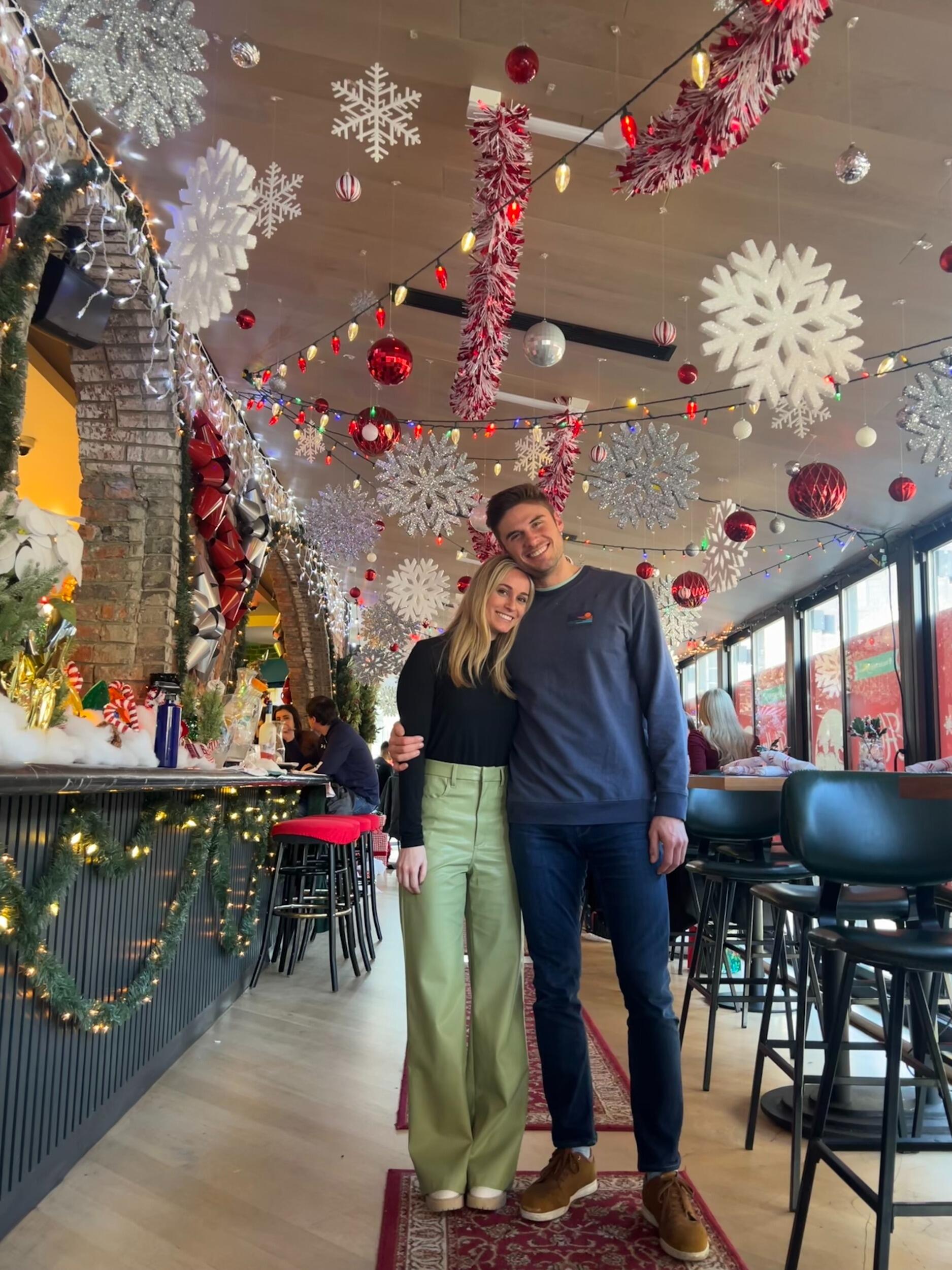 Christmas time in New York.