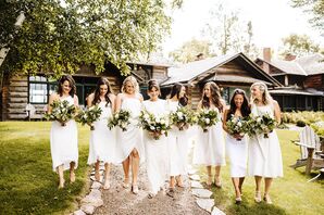 rustic bridesmaid