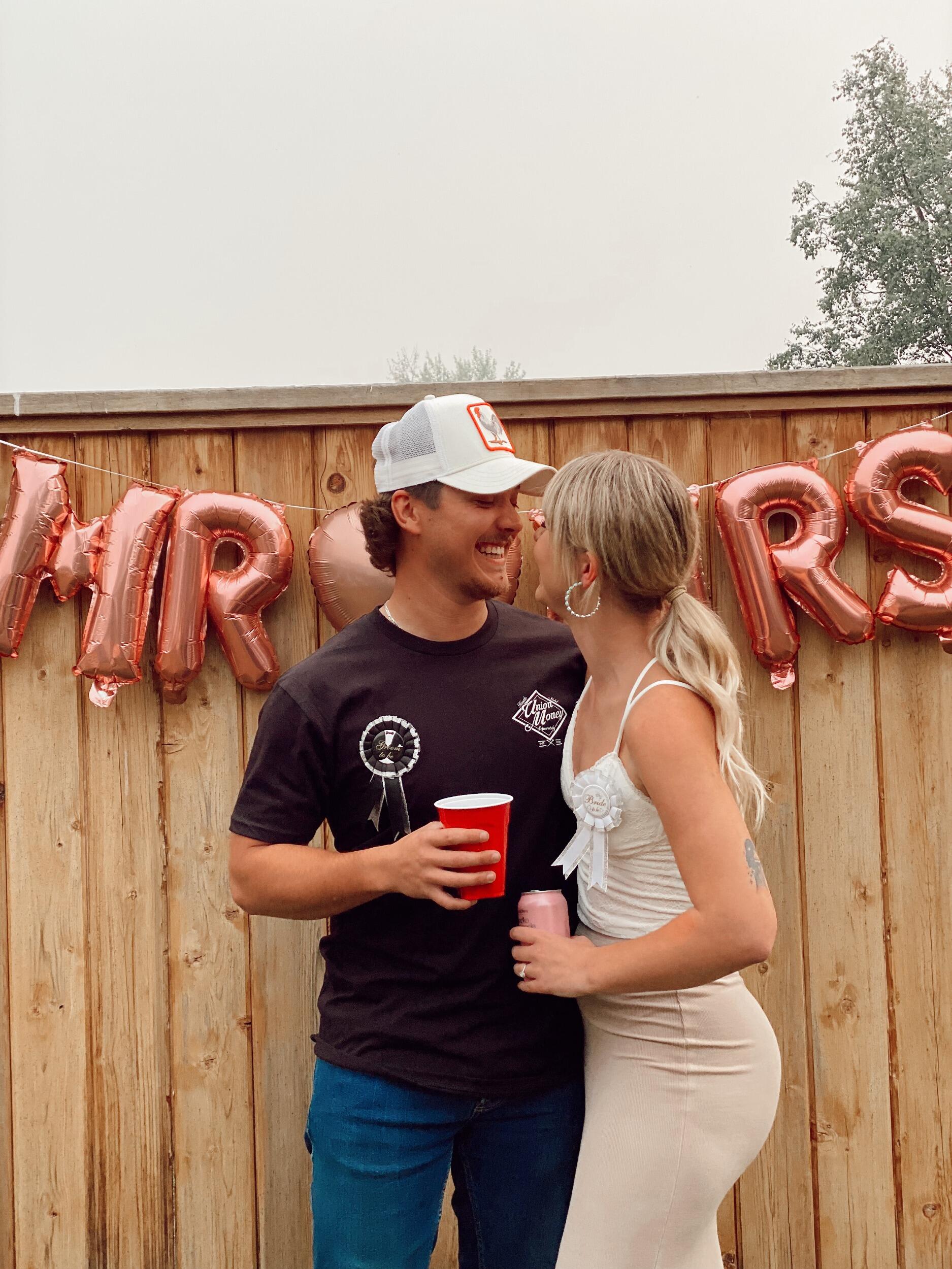 Our engagement party! We hosted our friends and family in our yard and partied the night away. This was one of our favourite days to date. 