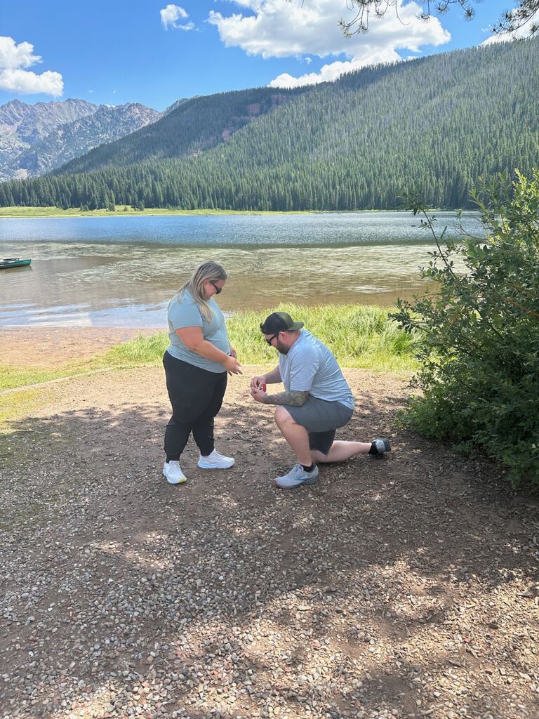 Zach finally proposed while we were on vacation in Vail, Colorado.