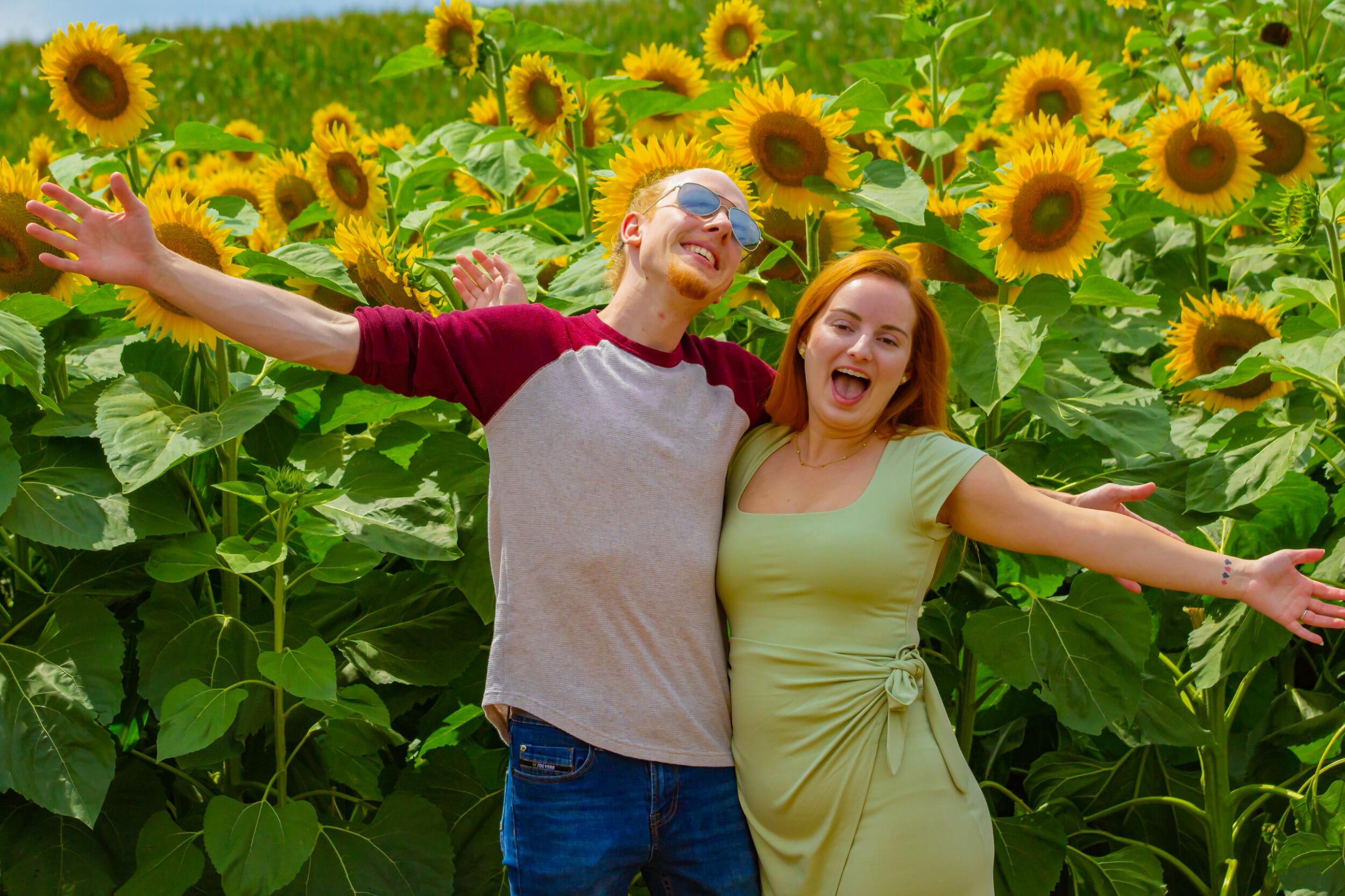 Year 3 of the sunflower photoshoots. We knew it would be a continued tradition the first time we did it. Every year is more fun than the last.