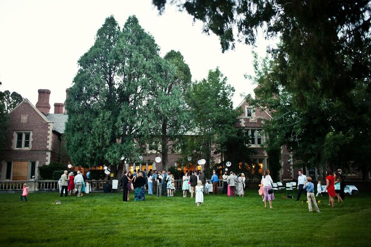 Chapel Of Our Saviour Garden Wedding Reception