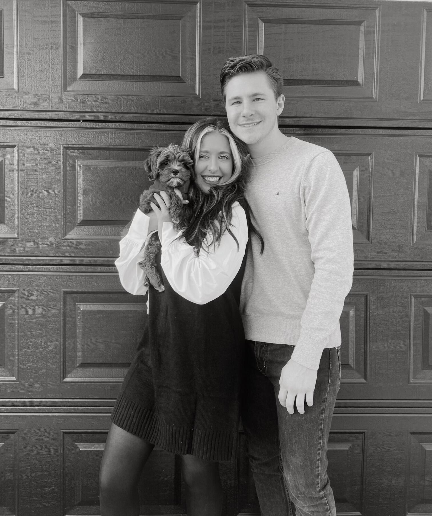 Tommy and Emily got an apartment together in June, 2021 on the riverfront in Wilmington, DE. In October of 2021, they welcomed Teddy the Cavapoo to the family! 