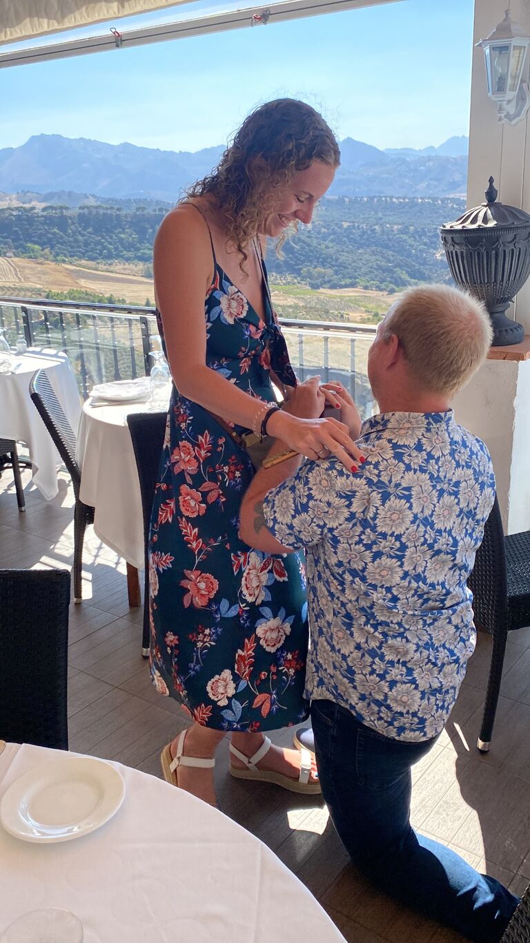 OMG! Paige thought it would never happen, but after nearly a year of planning, Connor proposed in Ronda, Spain!! 