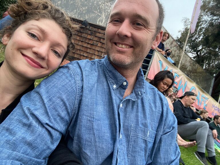 Quick date - concert at the UC Berkeley Greek Theatre.