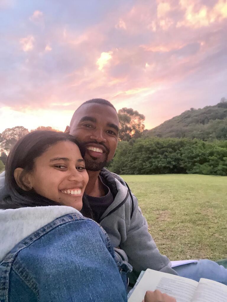 Our first Bible study date at Majik Forest and the day Curtis introduced La Rochelle to his parents.