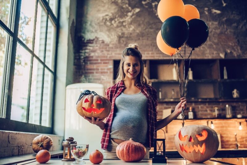 Fall party ideas - Halloween baby shower