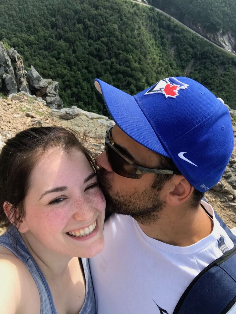 First solo trip together to the Cape Breton Highlands.