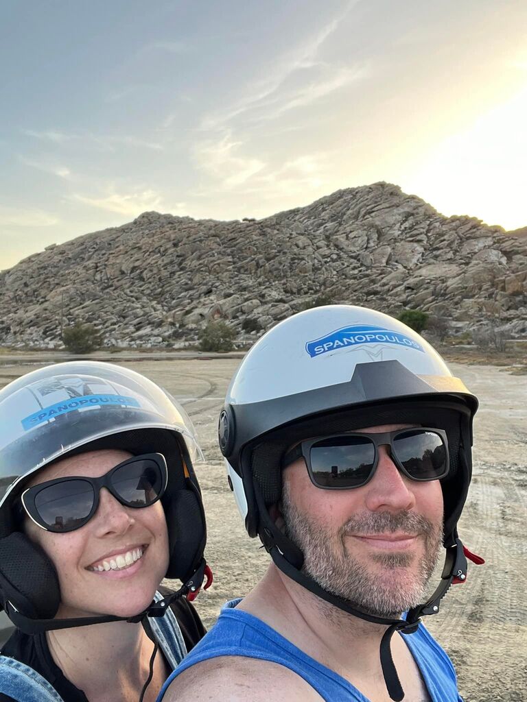ATVing around the Greek islands