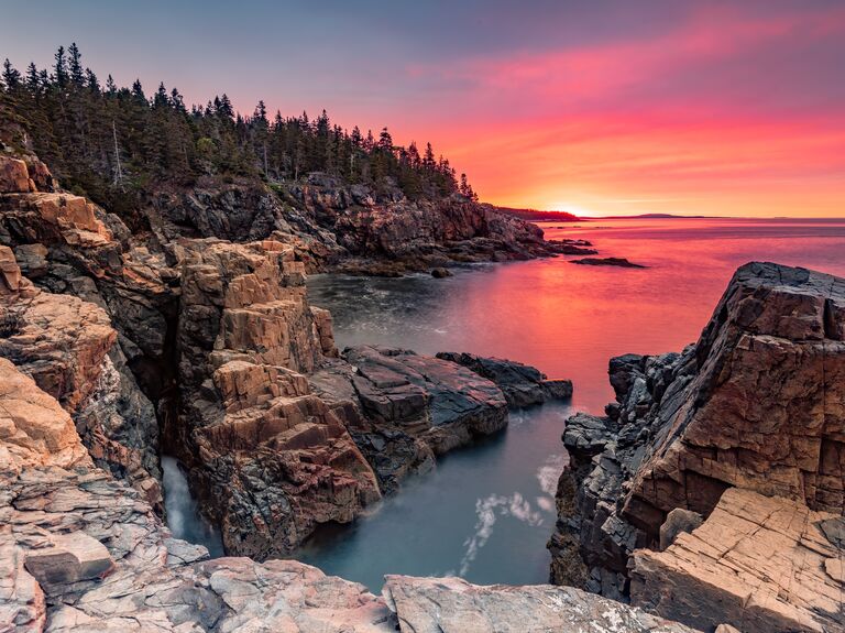 Views of Acadia National Park in Maine