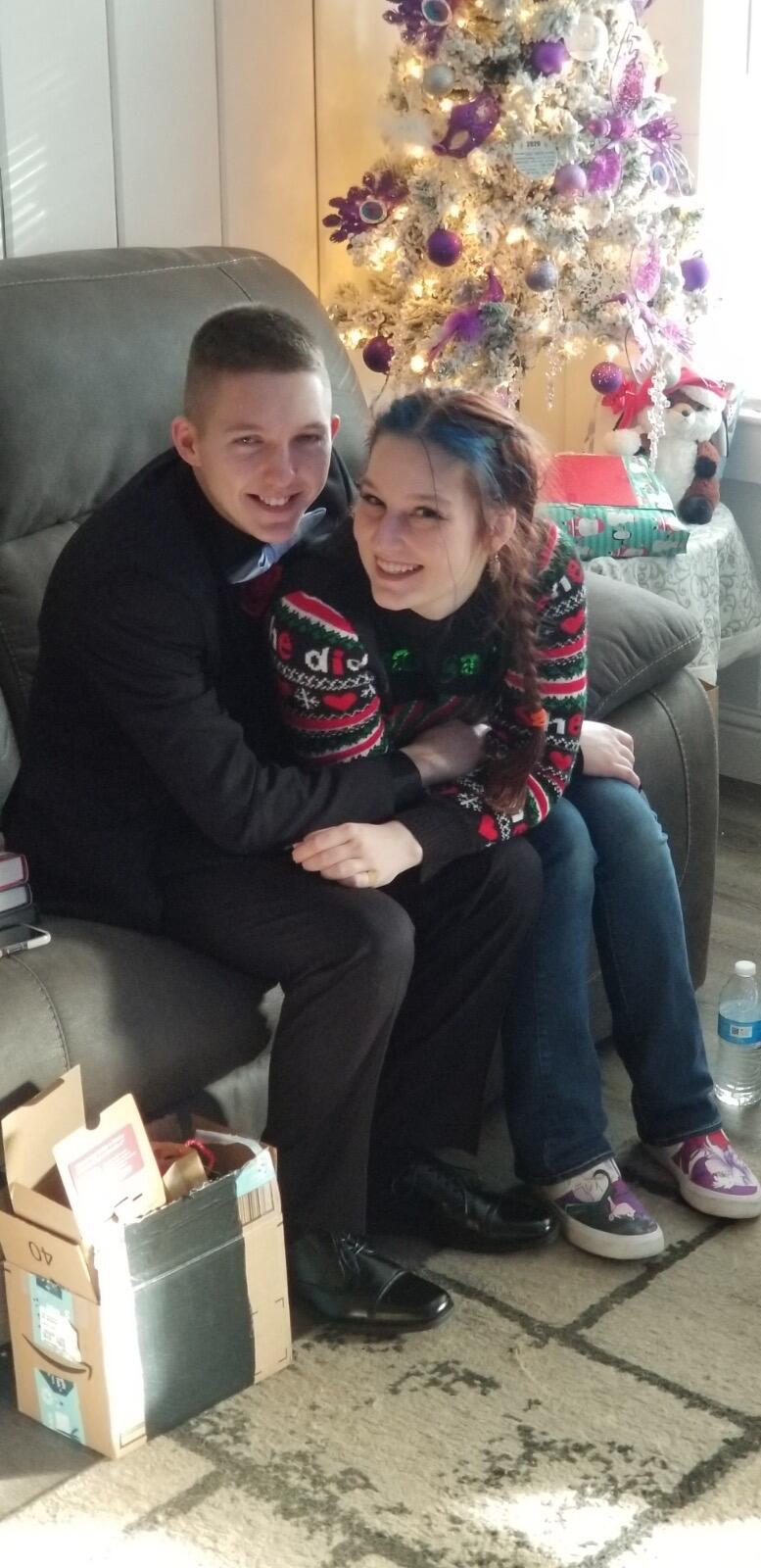 Second Christmas with His Family