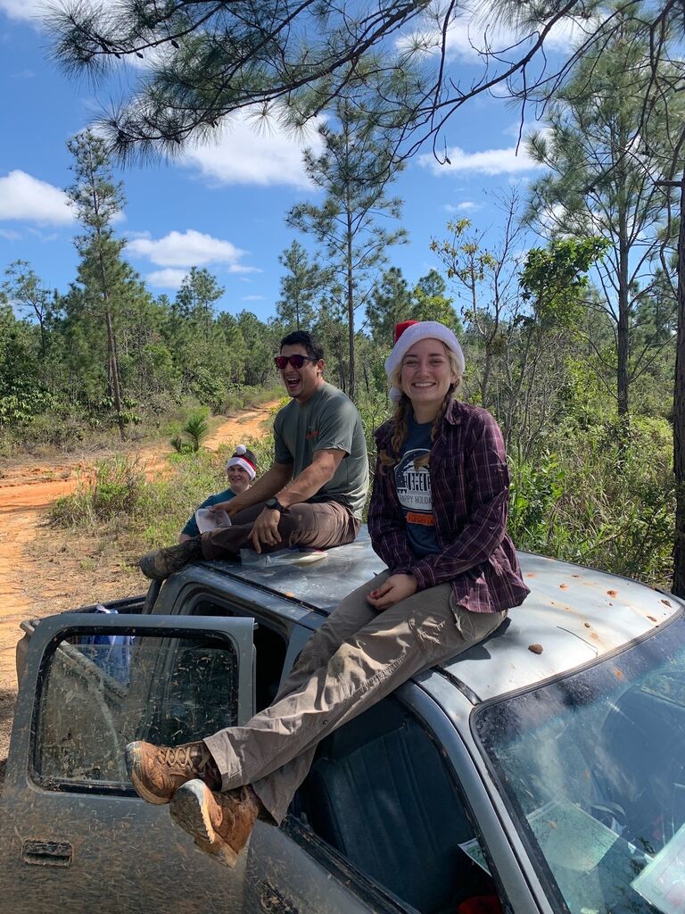 First Christmas together in the Mountain Pine Ridge.