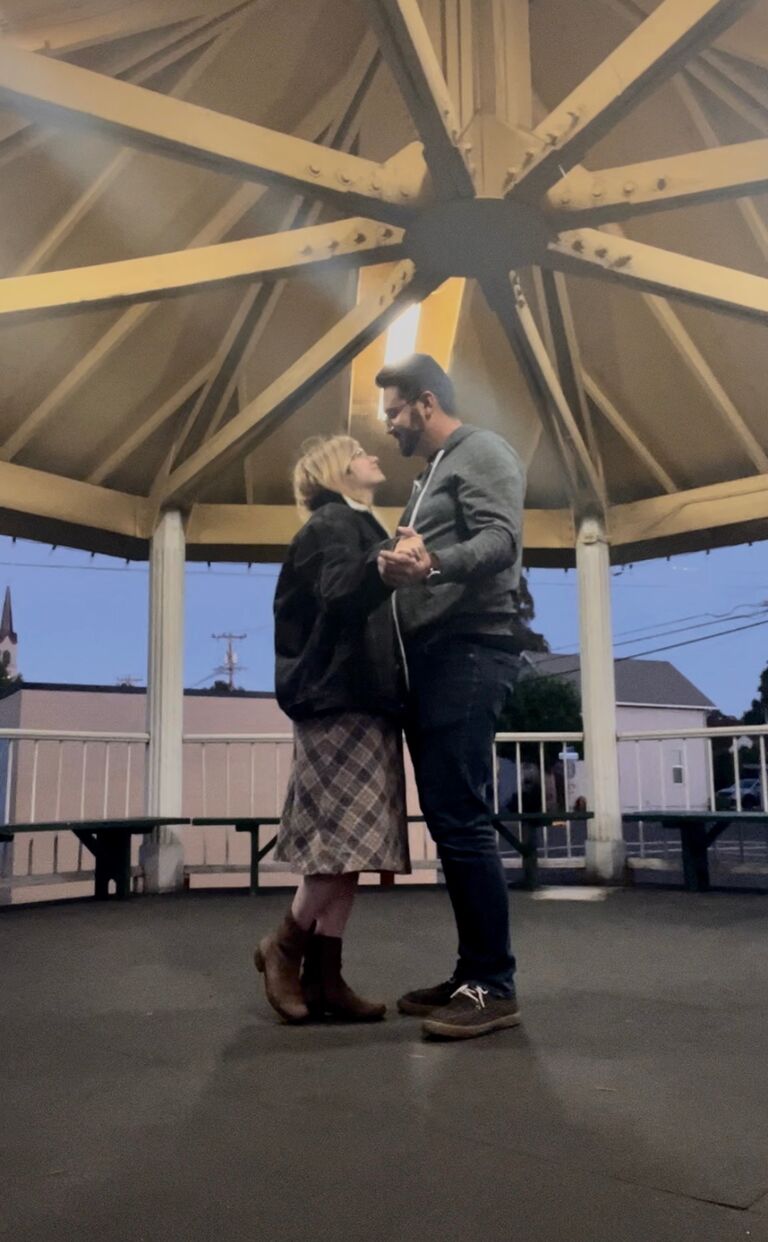 Slow dancing to Elvis and Sinatra in Mount Angel