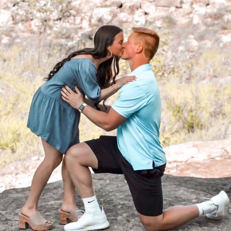 Isaac + Taylor got engaged!