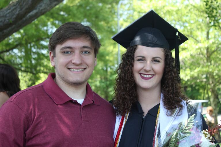 We celebrated my graduations!