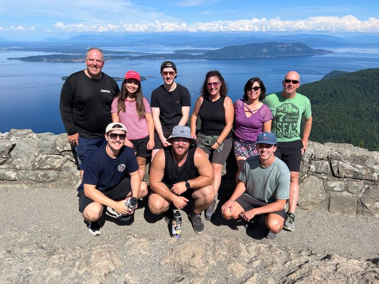 Orcas Island with family 