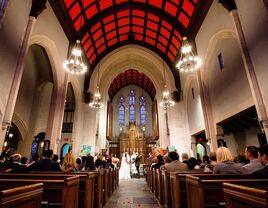 Methodist wedding ceremony.