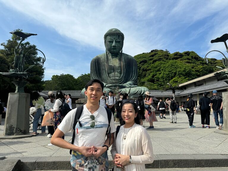 Kamakura! We made it to see the Great Buddha