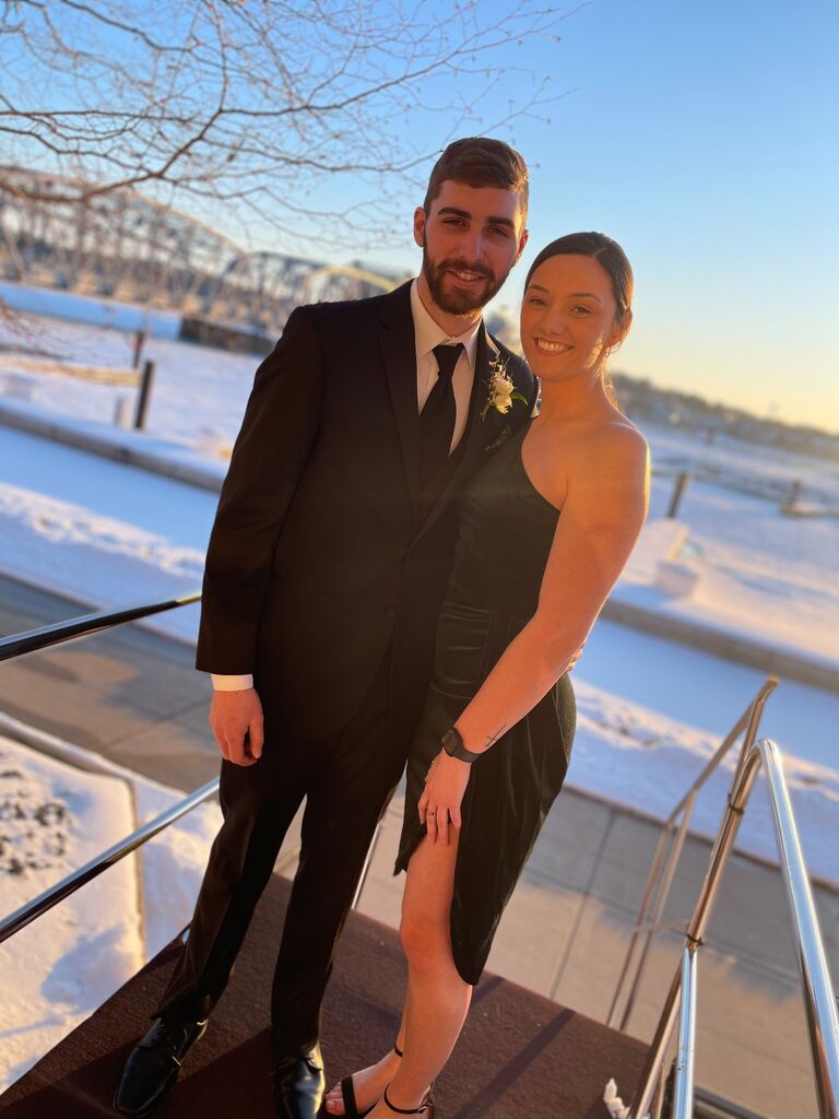 Dressed up to Celebrate Mark & Kylie!