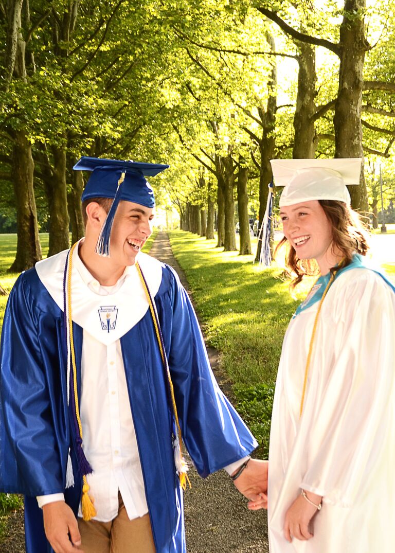 After COVID hit, we were able to spend a lot of time with each other and since we didn't have a graduation we were able to go and "walk" to get our diplomas together!