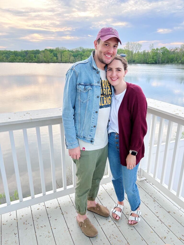 Dinner with our friends in Michigan