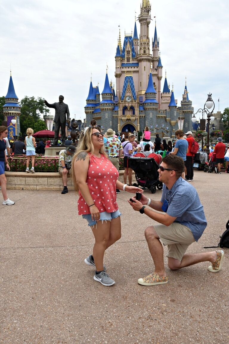 He asked and I said YES!! I barely remember what he said and I was shaking so badly lol! He expressed how nervous he was as well and it was just the most magical moment!