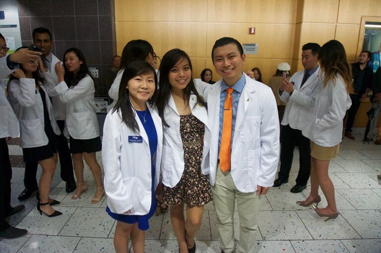 Pharmacy school started, and Julie and Nhi became friends and would say hi to each other in passing