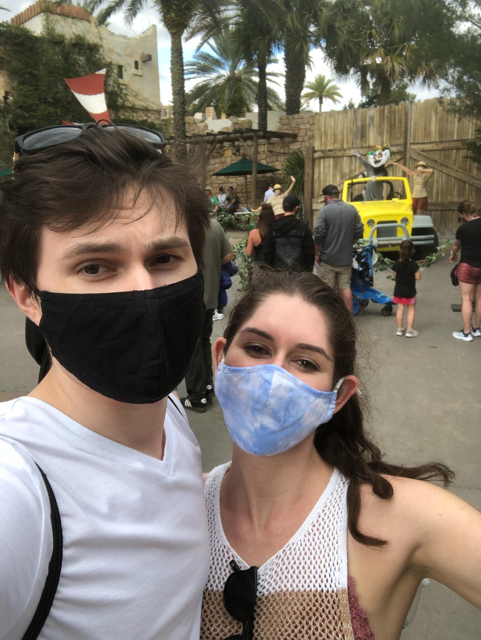 Amanda had to show Jake the fun that Florida has to offer, even if there were restrictions.