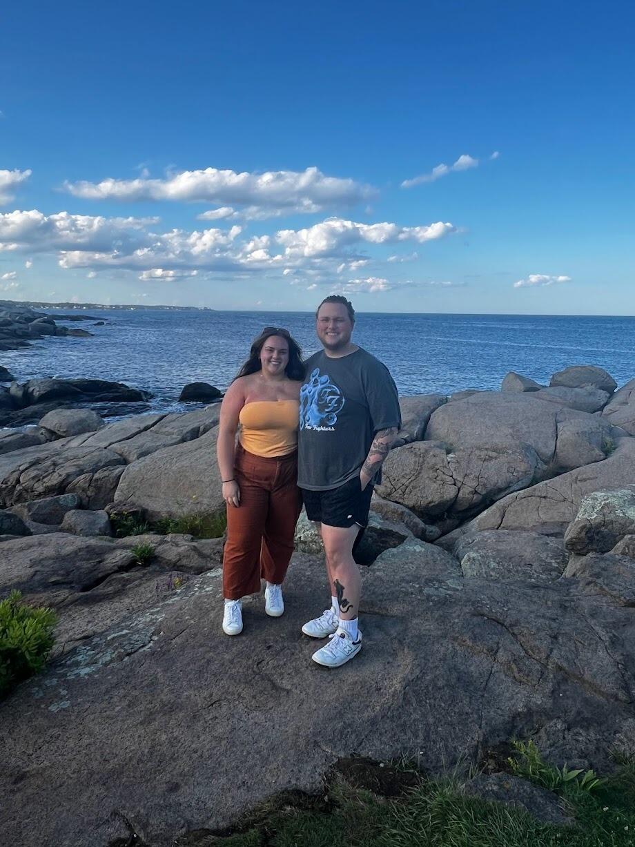 Partaking in local scenery!