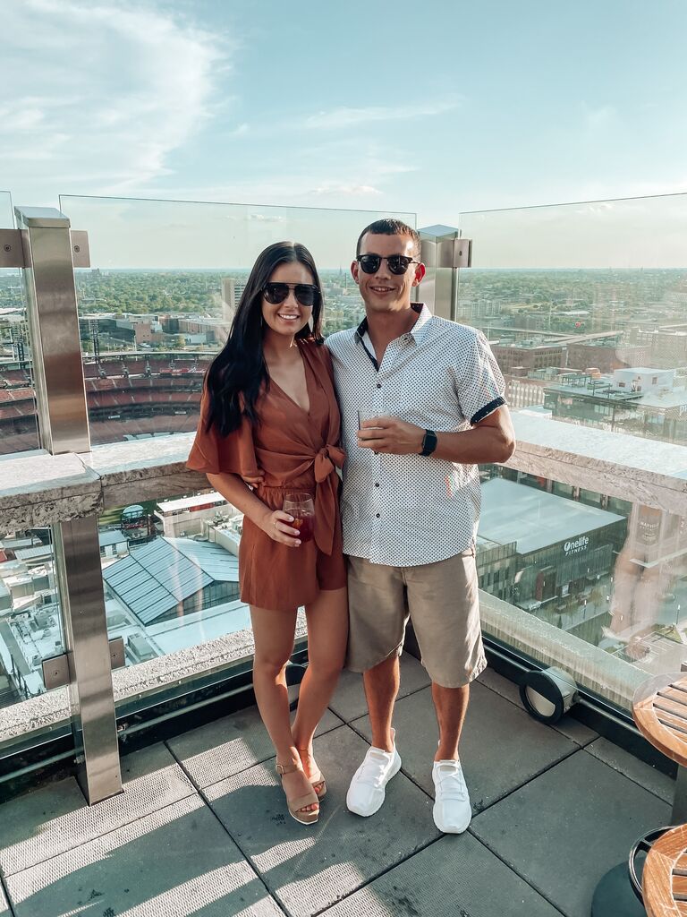 First work trip together to St. Louis.