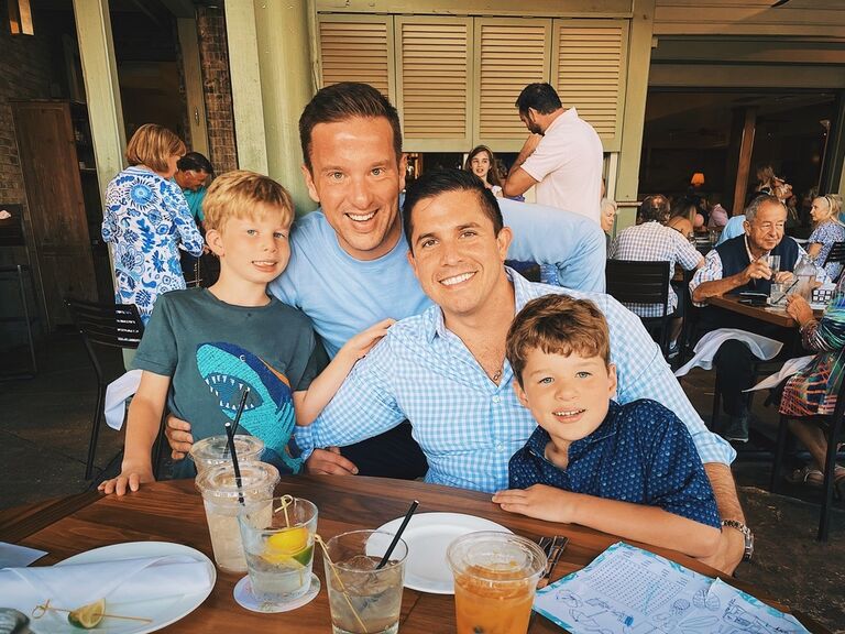 Sunshine and smiles at Spring Break in Naples with the boys and the Murphys. 