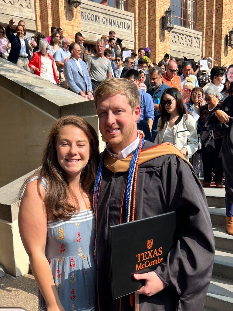 Jake's MBA graduation at UT!
