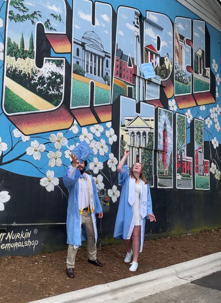UNC graduation.