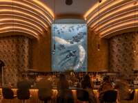 the bar view of Animae restaurant romantic ambiance in san diego for couples