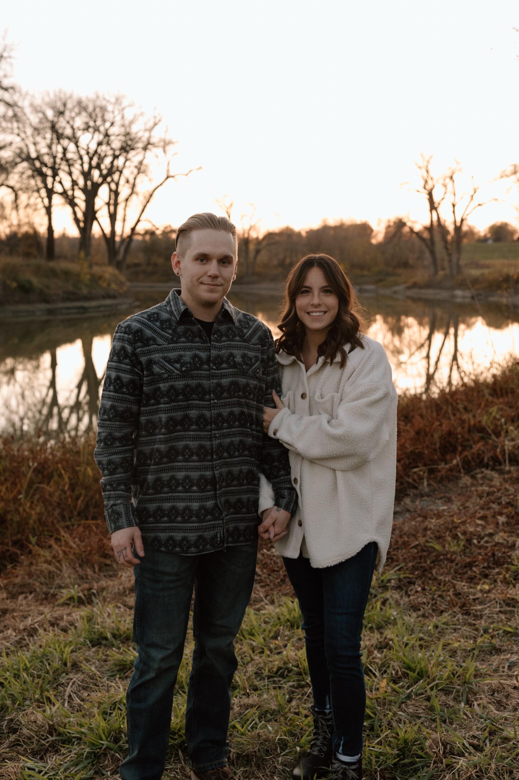 Took Engagement Photos 