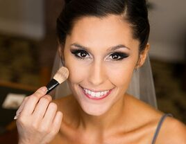 Bold bridal eye makeup