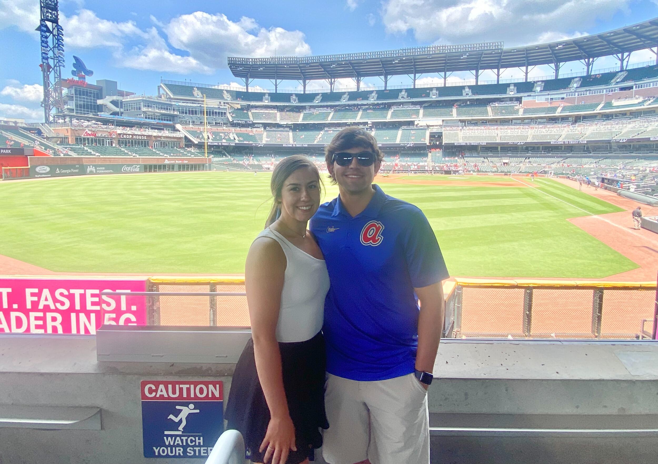 Our first Atlanta Braves game together!