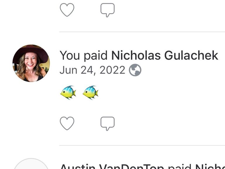 Now that Nicholas had Heidi’s number, he invited her to fish fry with his friends. She went! 