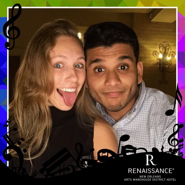 One year after we met- continuing to realize how much we love New Orleans even on work trips