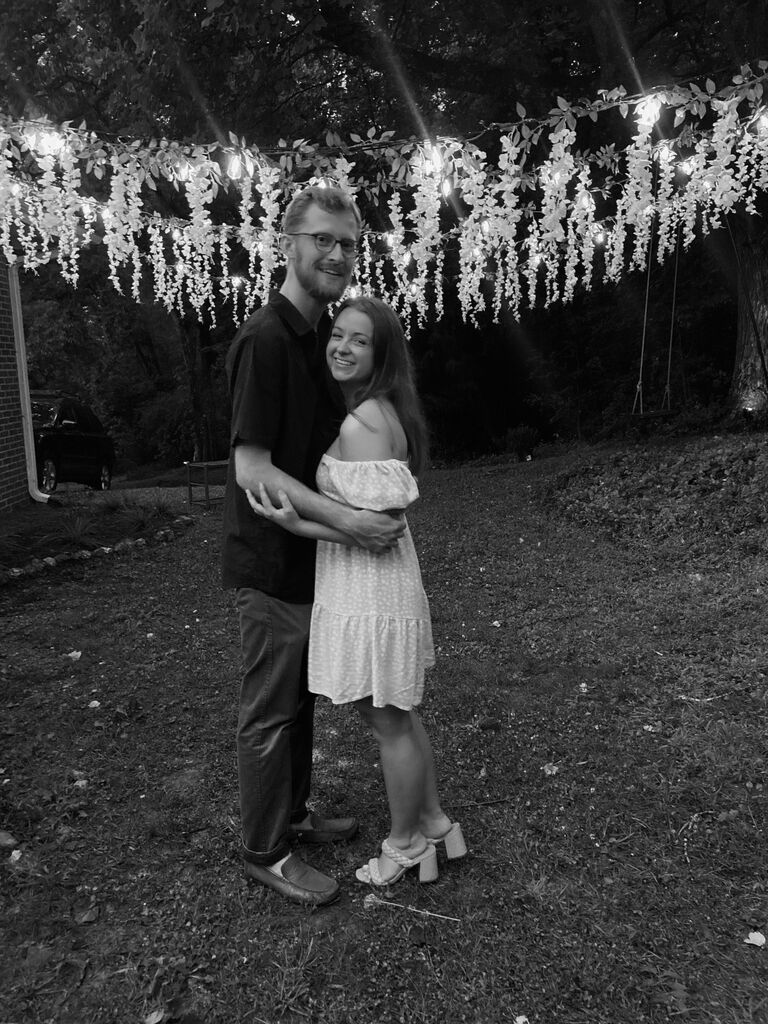 Celebrating our friends engagement! This is the picture that (once posted) I received many messages from asking if I was engaged....little did they know what conversations we were having!